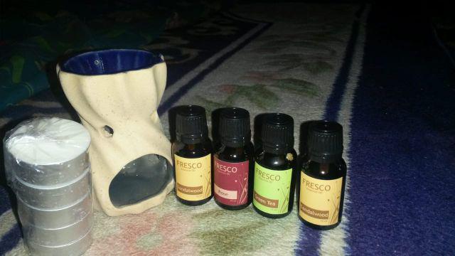 Paket Tungku + 2 Aromatherapy + 1set Lilin | Aroma Terapi | Pengharum Pewangi Ruangan