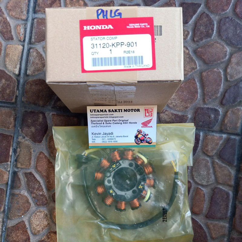 Spul Cbr 150 Old Thailand Stator Comp Cbr150 Karbu Old Thai 31120-kpp-901