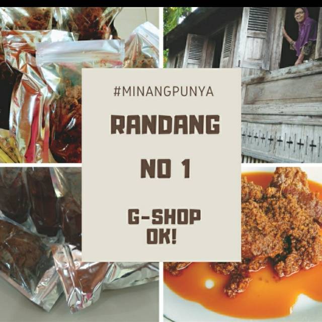 

Rendang Daging Sapi Original / Rendang Padang /Masakan Padang 500g