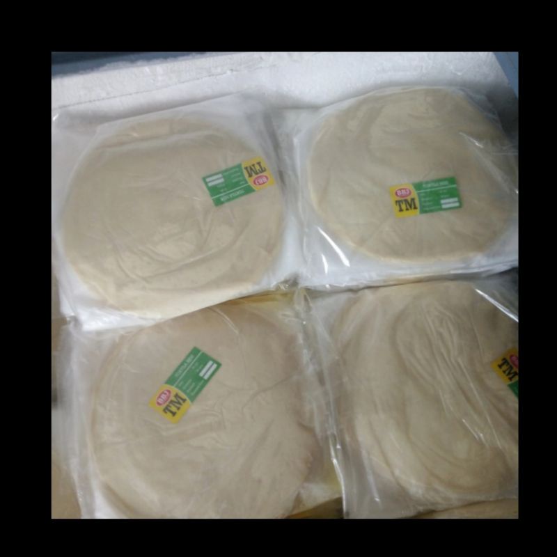 

Kulit/tortilla kebab uk20cm 1pack isi 20lembar