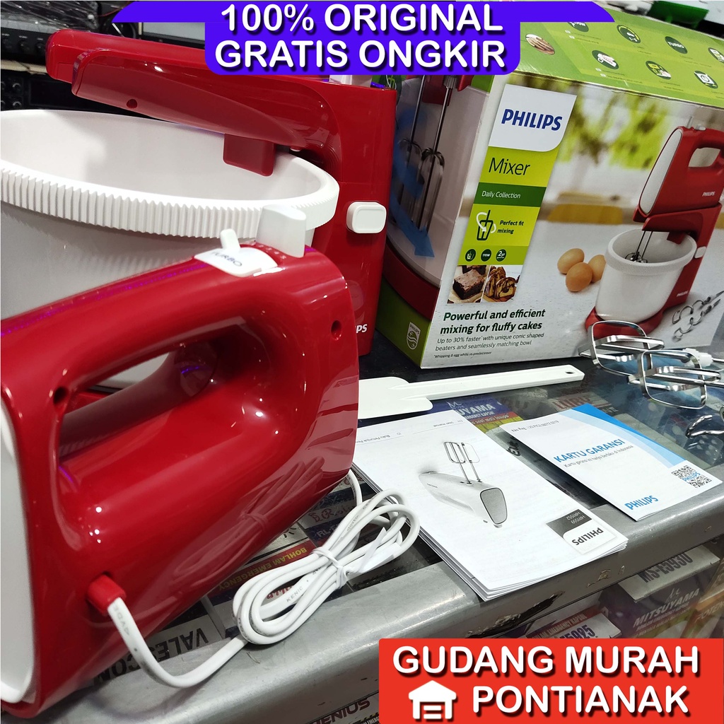 Mixer Philips Mangkok / Mixer com / stand mixer MERAH HR 1559