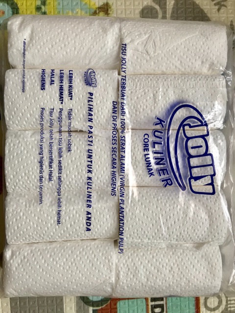 tisu gulung jolly kuliner embos core lunak isi 10 pcs-3