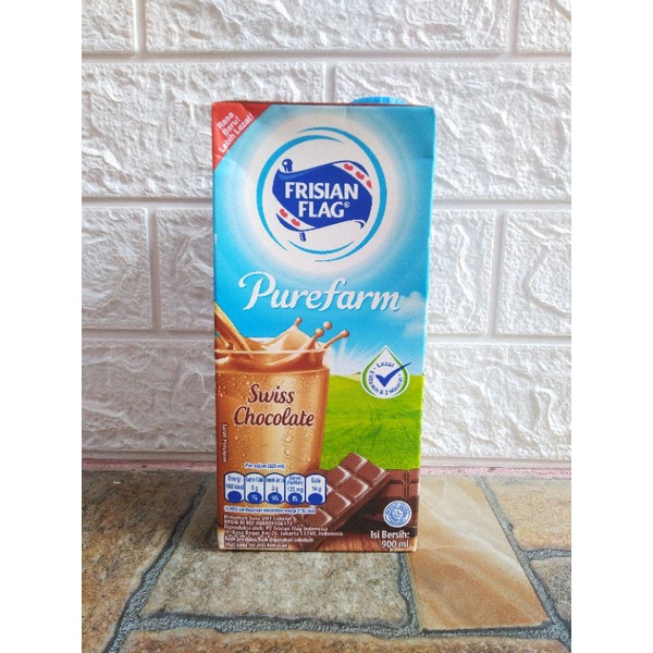 

susu uht bendera coklat 900 ml