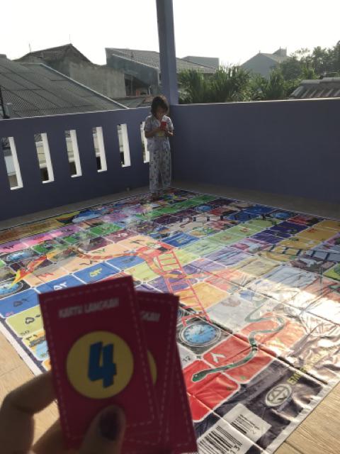 [2,5 M X 3 M] Ular Tangga Anak Sholeh Seri 3 Ukuran L Karpet Jumbo Raksasa