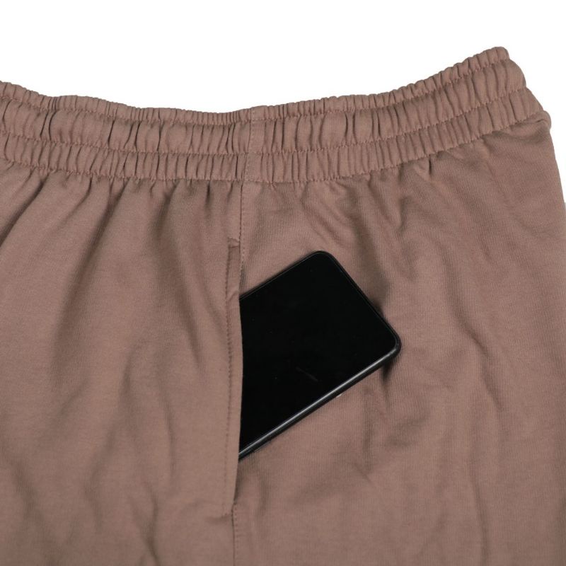 Rifle.co Celana Pendek Pria Wanita Santai Boardshort Boxer Warna Mocca
