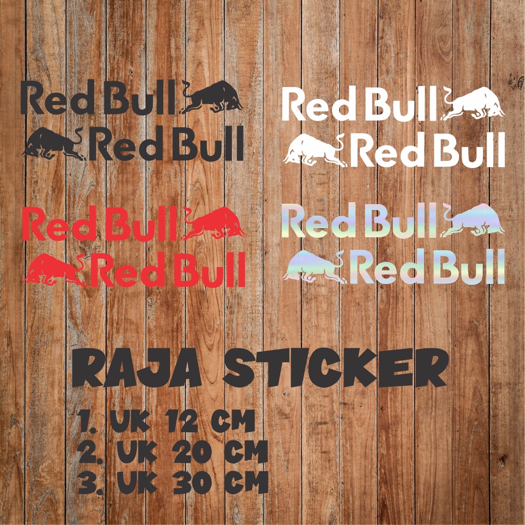 STICKER RED BULL CUTTING KANAN KIRI
