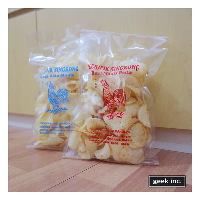 

Keripik Singkong - Cap Ayam Jago - Snack / Oleh-oleh Bandung - kecil