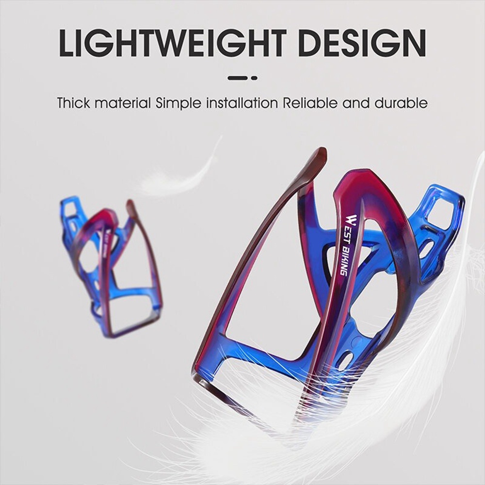 Rak Botol Minum Warna-Warni Gradasi Untuk Sepeda Gunung