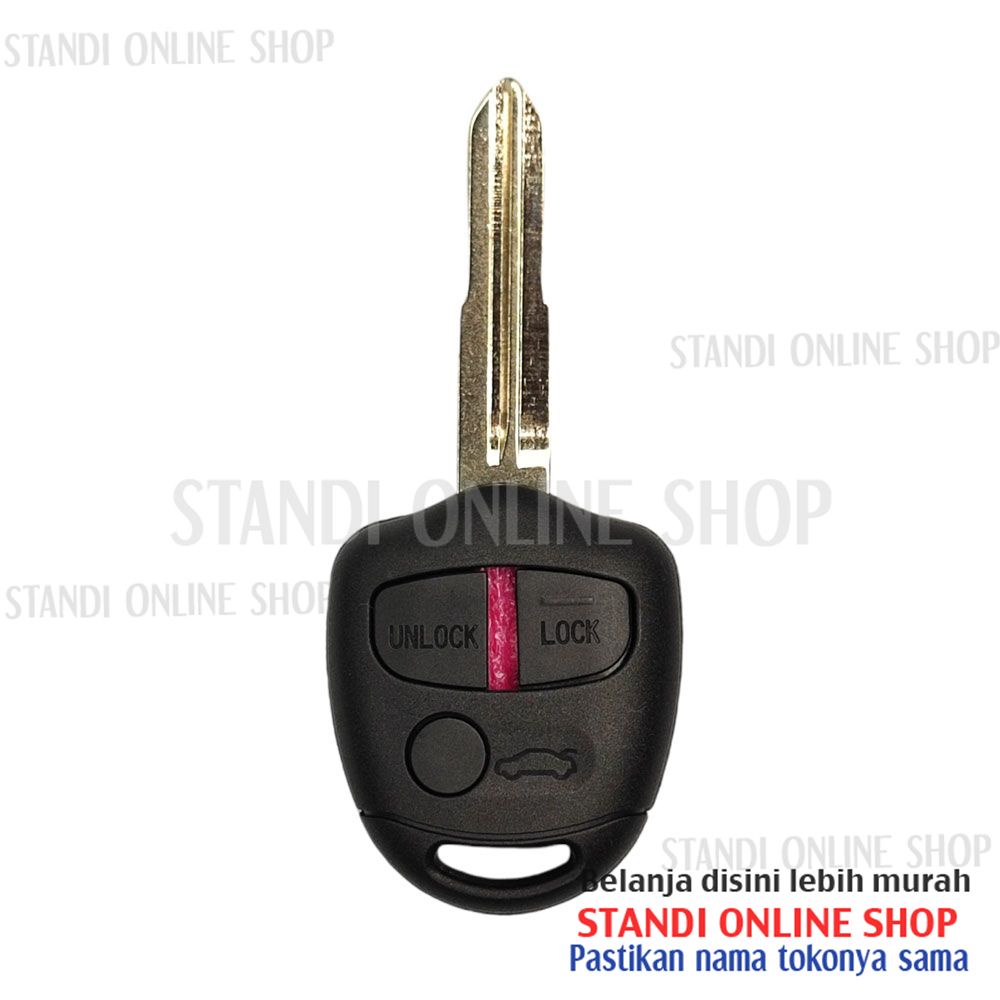 Cassing Remote Key Shell Rumah Kunci Mitsubishi Lancer 3 Tombol