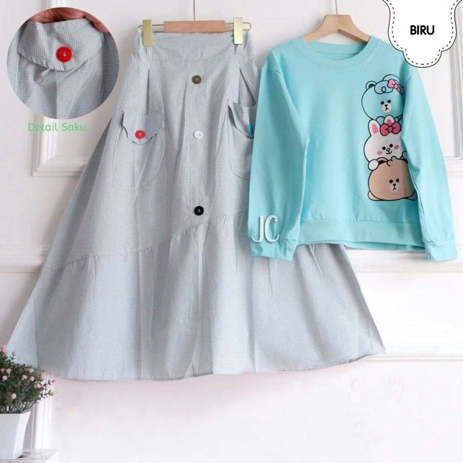 Baju Lebaran 2022 Anak Perempuan Cewek Tanggung Kekinian Casual Motif Trendy Viral Baju Anak Lucu On