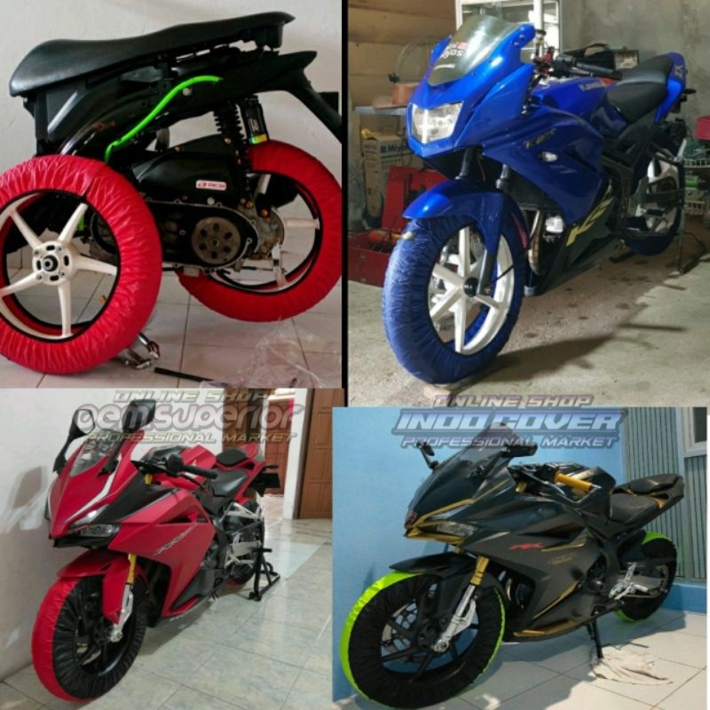 Sarung ban motor/cover ban motor/NINJA250,NINJA R,NINJA RR,R15,R25,CBR250,CBR150,NMAX,PCX,AEROX,LEXI