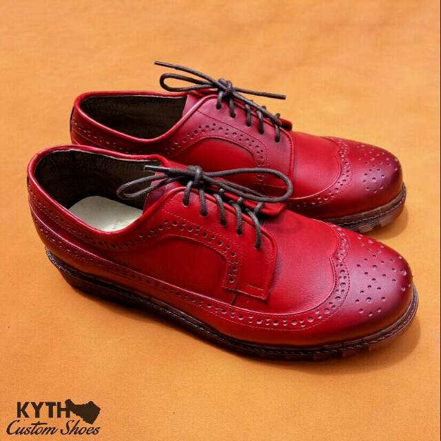 Longwing Red DM | Sepatu Kulit Custom | Unisex