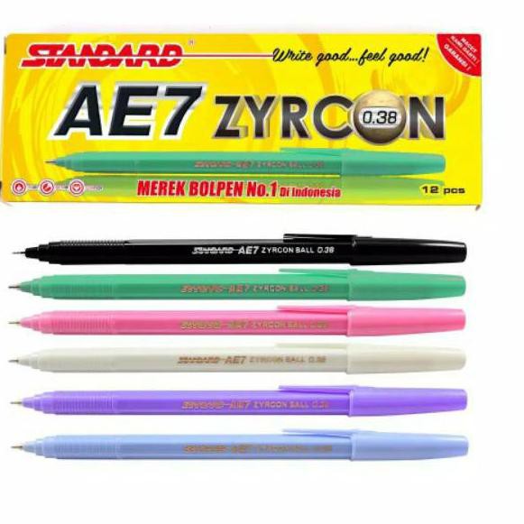 

V9бE Pulpen AE7 ZYRCON Ball - 1 Lusin ♦Terlaris