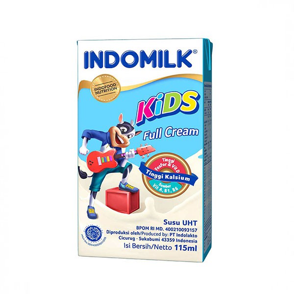 

Indomilk Kids Full Cream 115 Ml