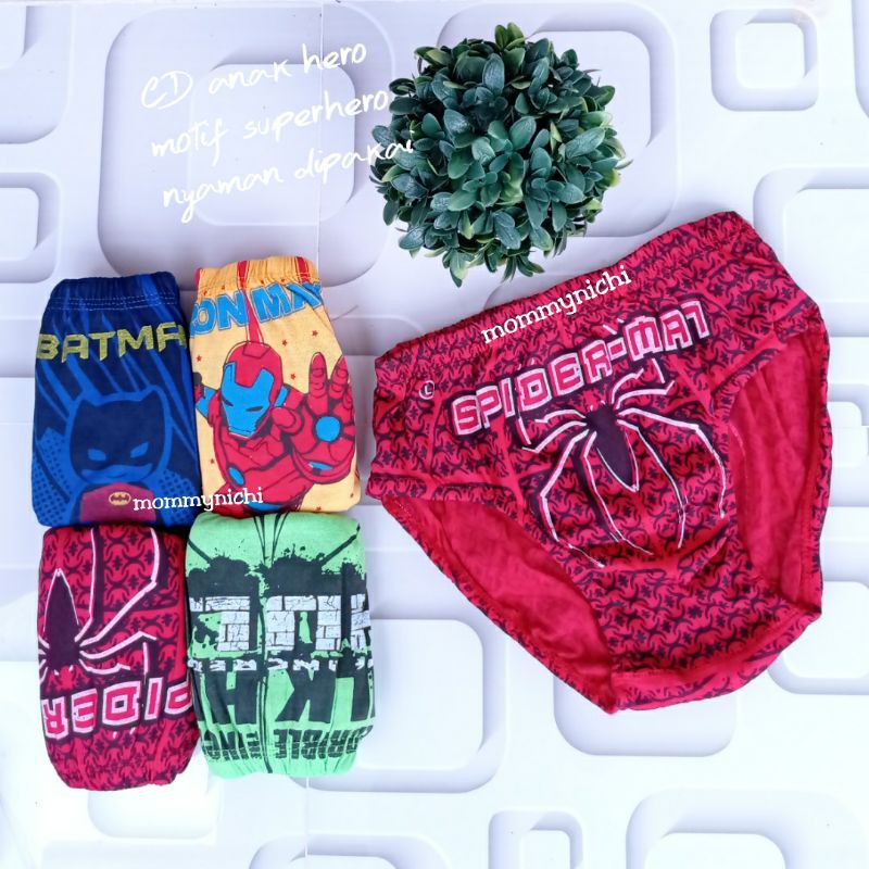 12 PCS PCS CELANA DALAM ANAK COWOK MIX MOTIF