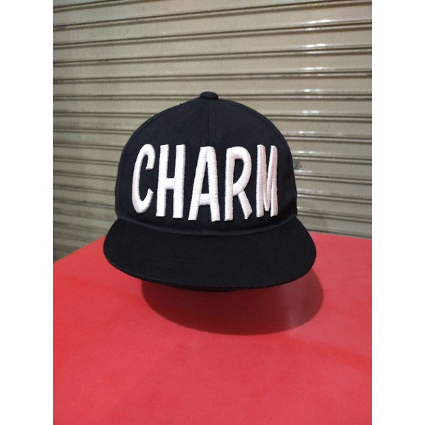 Topi Snapback Bordir Besar Second