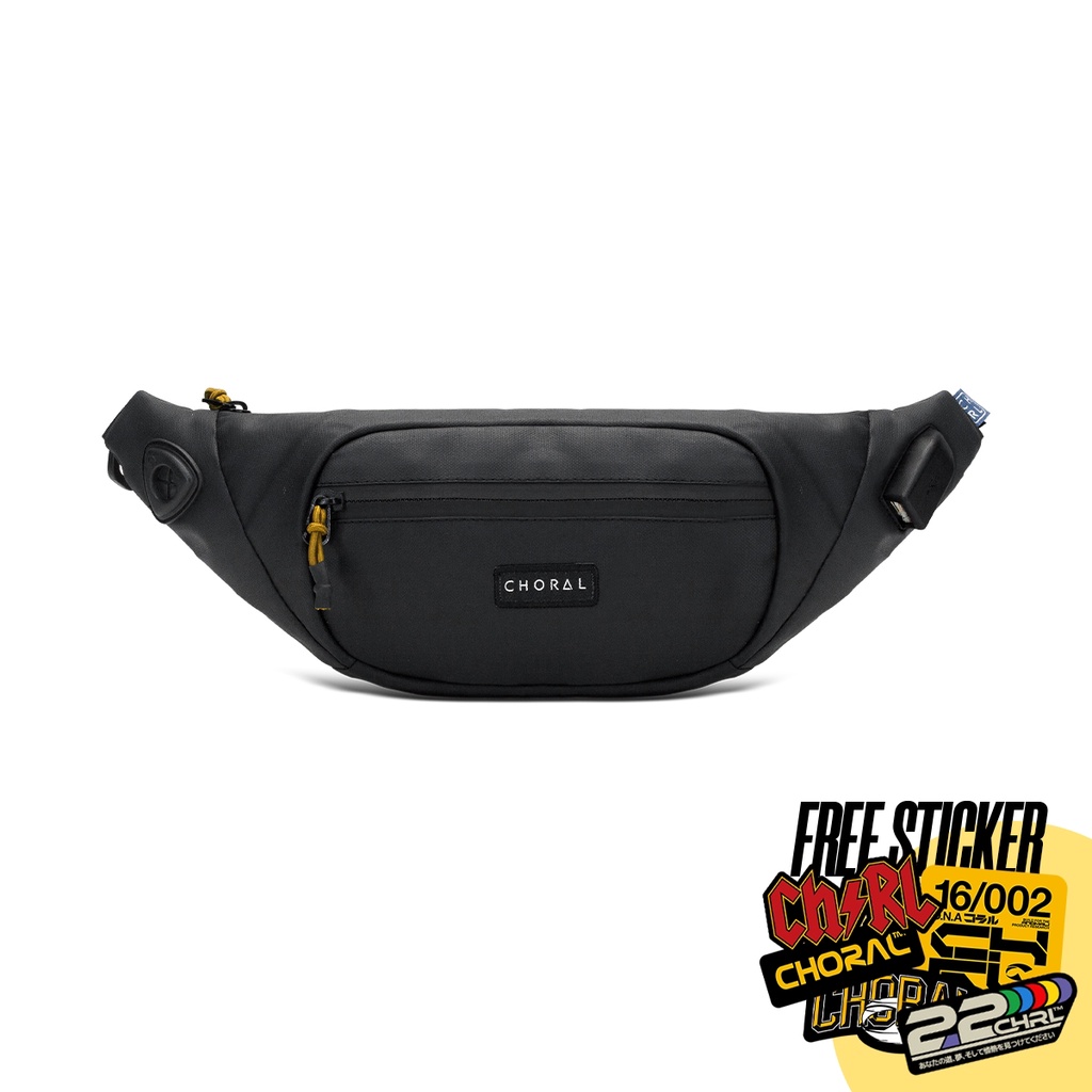 CHORAL waistbag Rex 2.0 | Tas Pinggang pria ORIGINAL | waistbag WATER RESISTANT | TAS PINGGANG olahr