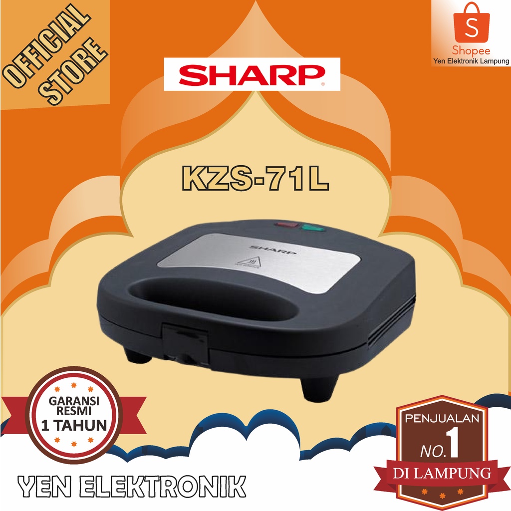 Sandwich Toaster SHARP KZS 71 BK Multiple Sandwich Toaster