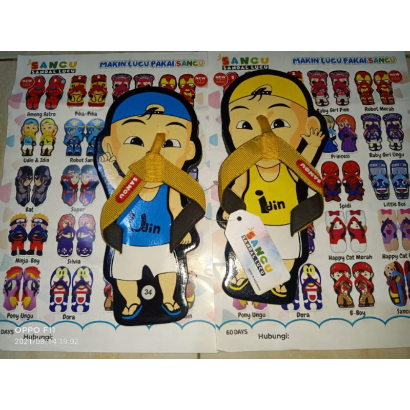 sandal sancu/sandal anak-anak/sandal karakter