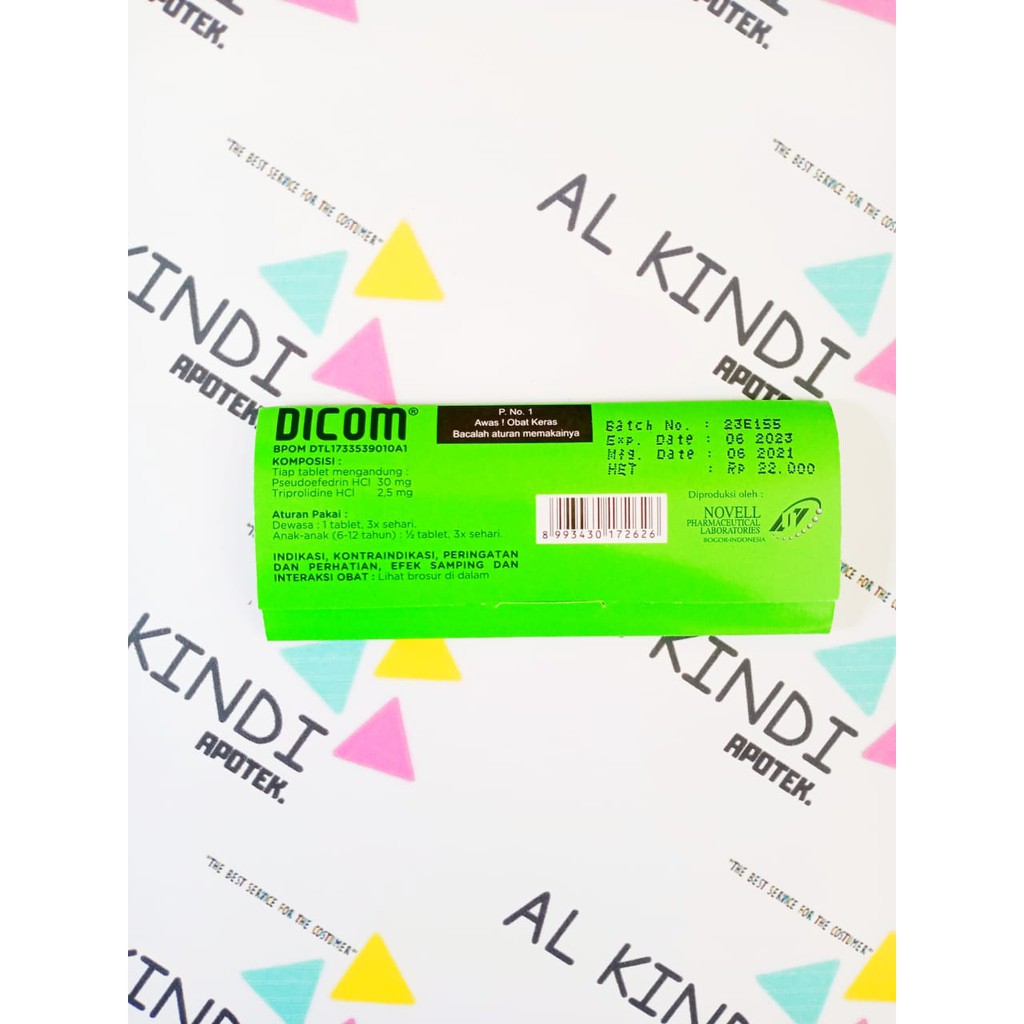 Dicom per strip 10 Tab Meringankan Bersin-Bersin Dan Hidung Tersumbat-2