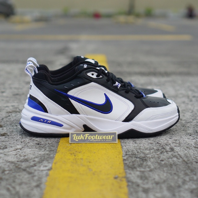 ORIGINAL NIKE AIR MONARCH IV WHITE BLACK BLUE