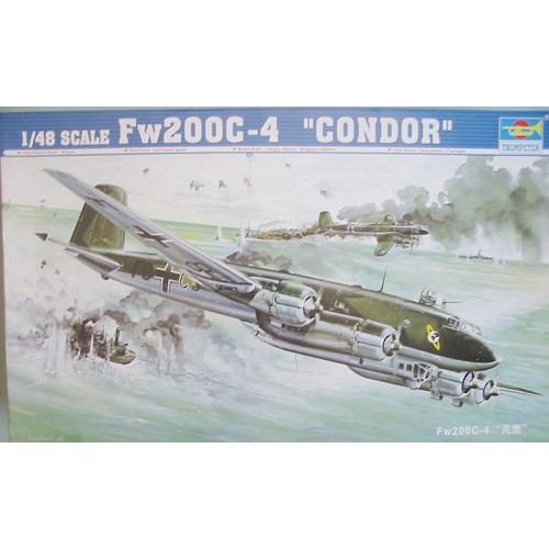 SALE  TRUMPETER 1/48 FW200C-4 Condor Gbh-1132