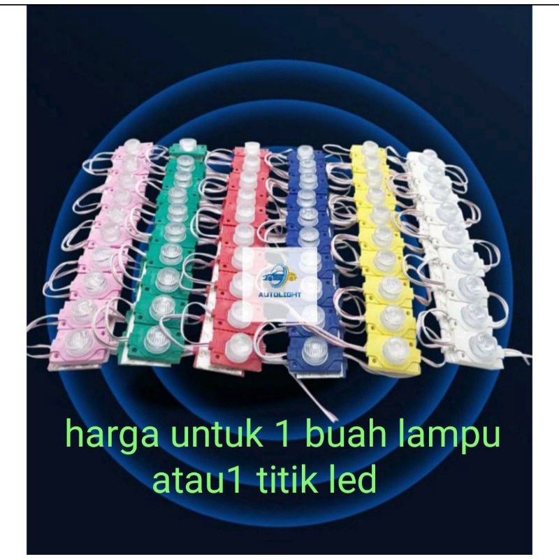 Lampu LED Strip Modul 1 Mata Super Sampin Bak Kolong Mobil 12V&amp;24V