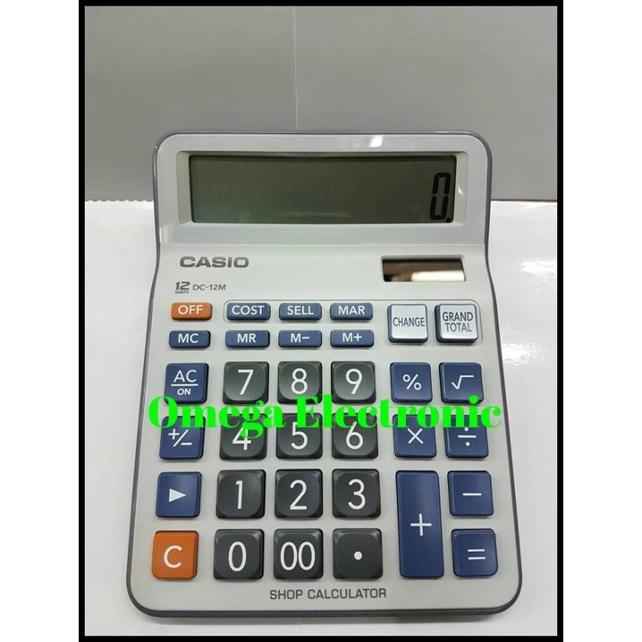 

Calculator Casio Dc-12M Kalkulator Toko Shop Desktop 12 Digits