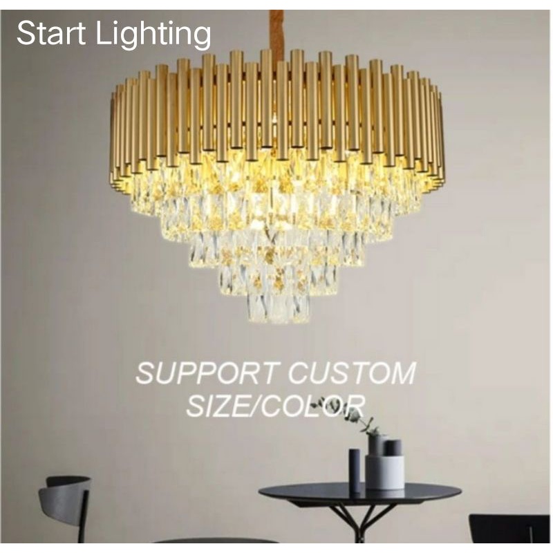 Lampu gantung modern/Lampu hias kristal