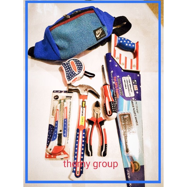 PAKET PROMO   alat tukang motif  bendera  amerika