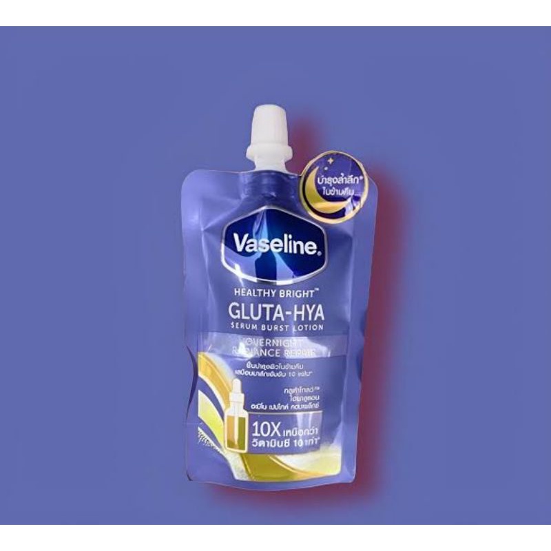 ORI THAILAND VASELINE GLUTA HYA SACHETS updated formula batch produksi terbaru