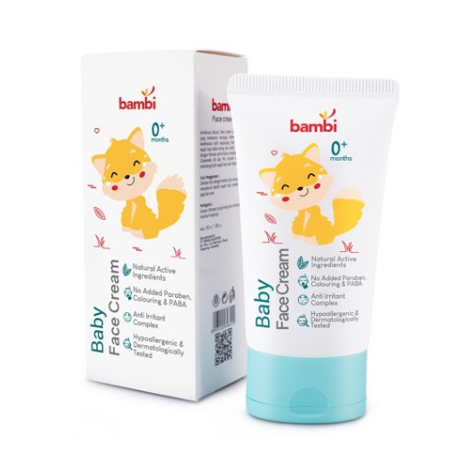 Bambi Baby Face Cream 50ml 8409/baby cream/perawatanbayi