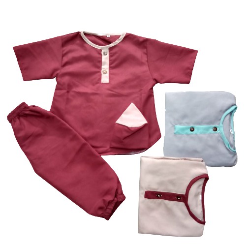 Baju Koko Joger Anak Bayi Laki-Laki Pakaian Muslim Anak Cowok Terbaru 0