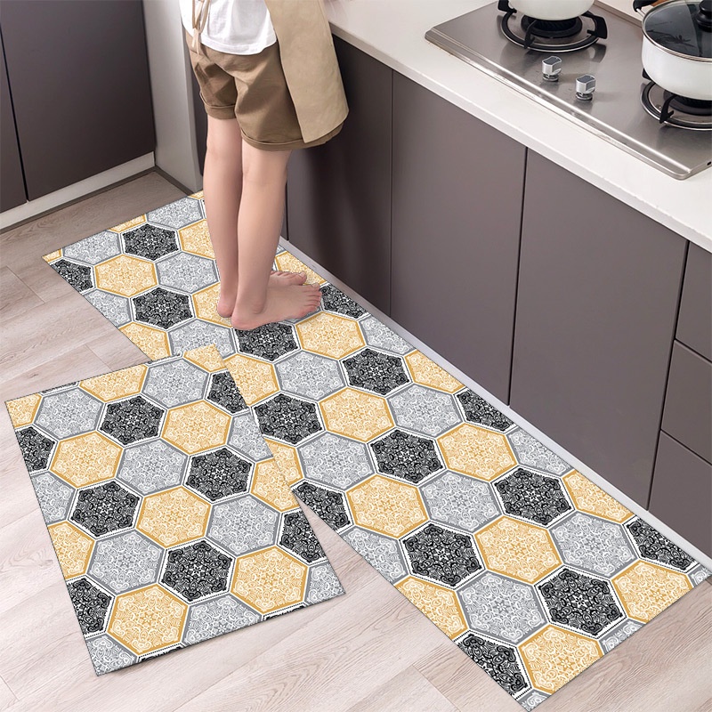 2in1 Kitchen Floor Mat / Keset Alas Lantai Rumah Dapur Anti Selip CMB