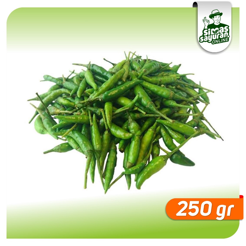

Cabai Rawit Hijau 250 gr