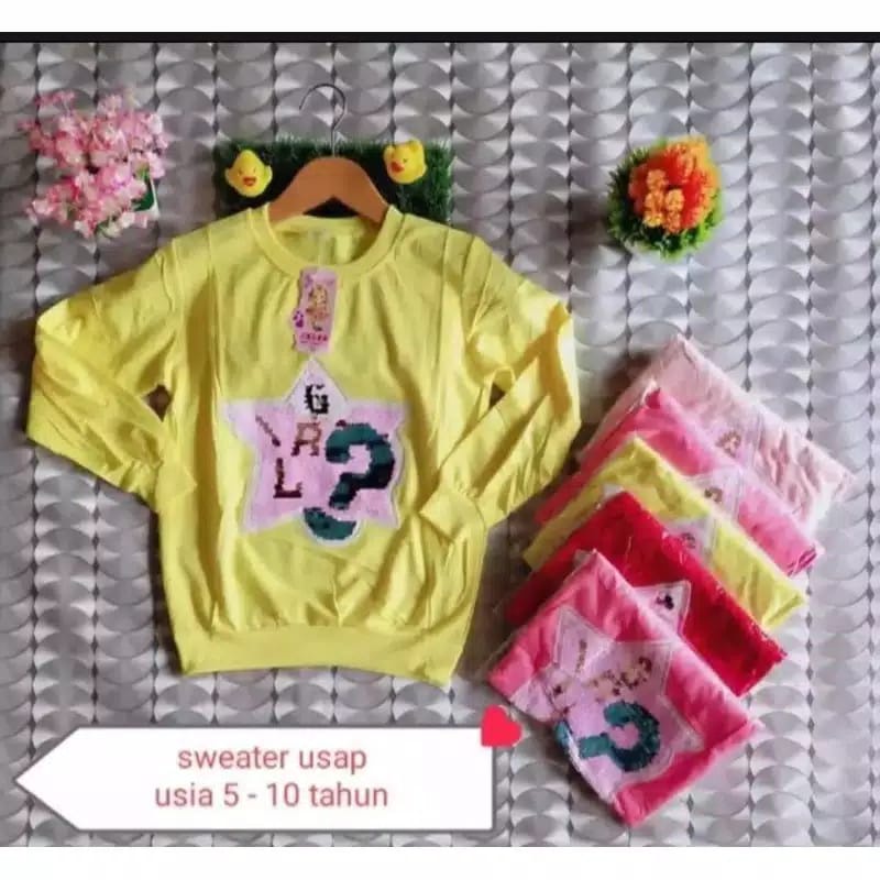 Sweater Anak Perempuan / Baju Anak IMPORT TANGAN PANJANG // 6 BULAN - 3TAHUN