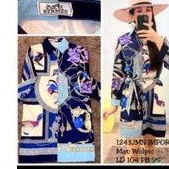 Kemeja tunik, kemeja lv, kemeja satin