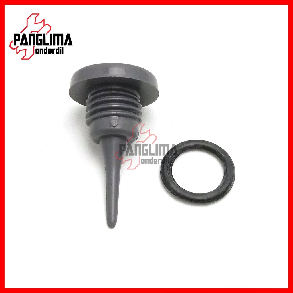 Tutup Oli Abu Mio 2008-2011 Penutup-Colokan Oil Plus Seal-Sil-Oring-Karet Set Mesin