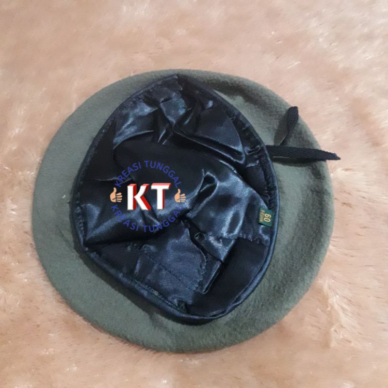 baret pol-pp prima/topi baret satpol pp cream