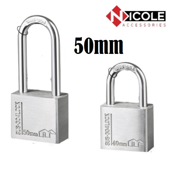 Gembok pintu pagar padlock/ Gembok short 50mm/Gembok Long 40mm