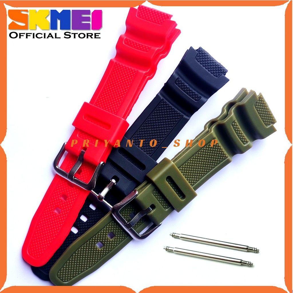 Strap tali jam tangan Skmei 1299 SKMEI 1299 Hitam skmei