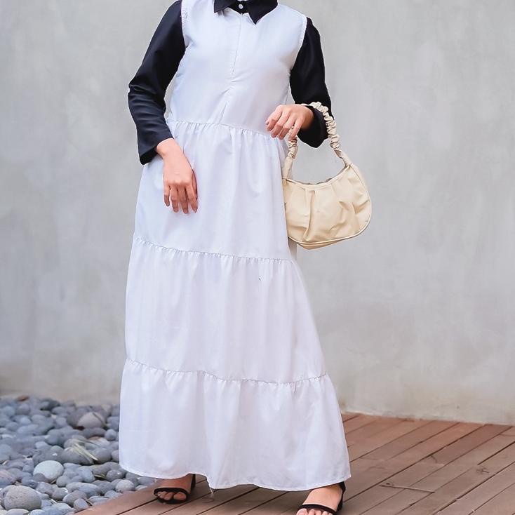 ℗ Innap Maxi Dress / Inner Dress / Long dress Tanpa Lengan ◊