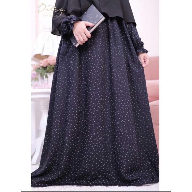 DITSY SEPTEMBER VIRIDITY BLACK SIZE S