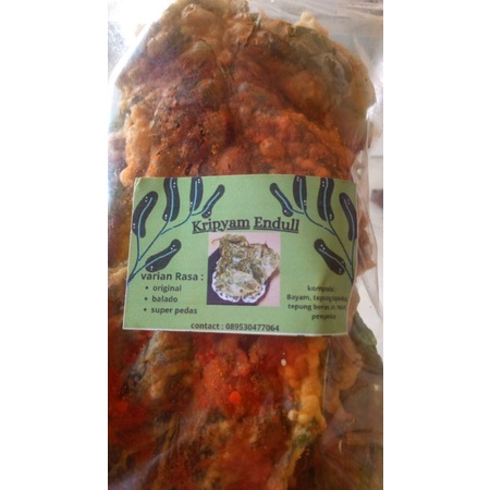 

Kripyam Endull (Kripik Bayam) gurih dan sehat