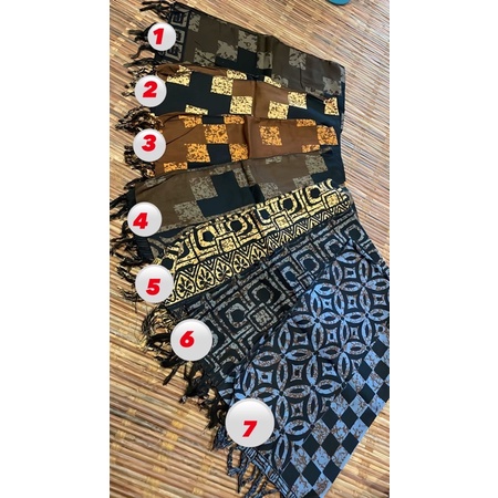 Selendang batik Print//senteng batik// senteng bali-Gambar 2