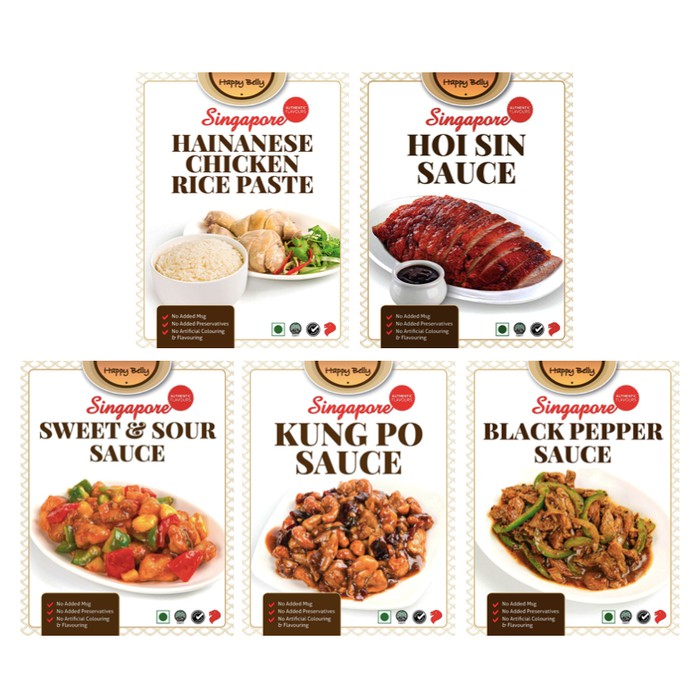 

HAPPY BELLY SINGAPORE - BUMBU INSTANT NO ADDED MSG 50 GR GRM GRAM - Bak Kut Teh