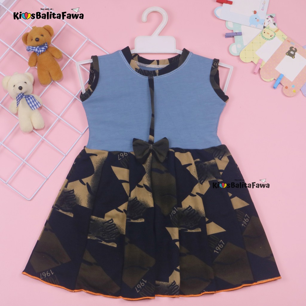 Dress Lala uk. 3-4 th / Dress Balita Dress Anak Cewek Dress Import Dress Yukensi Dress Anak Murah