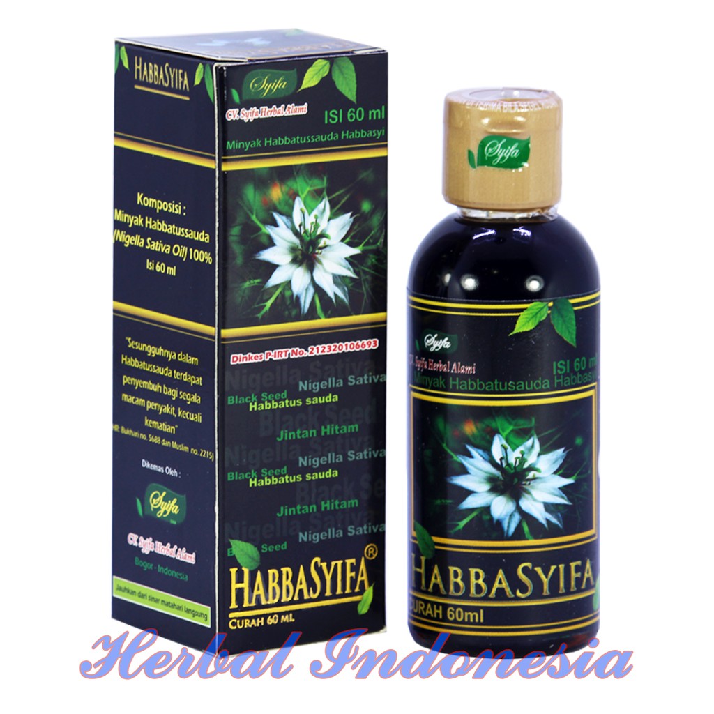 Minyak Habbatussauda Habbasyifa 60ml | Habbasyifa Curah 60ml