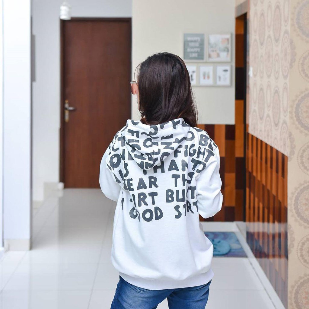 Good Start l Sweater Hoodie Pria dan Wanita