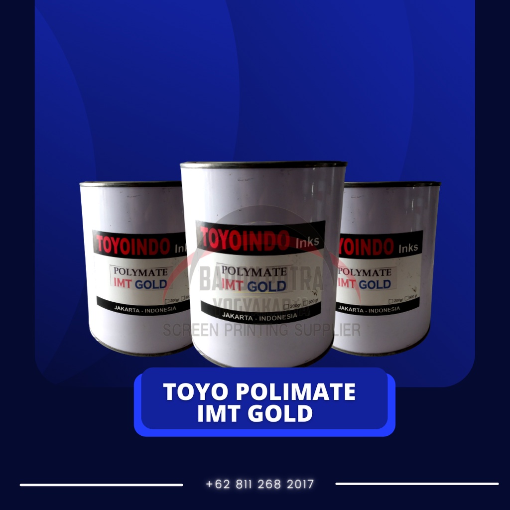 

TINTA TOYO POLIMATE IMT GOLD 1KG - TINTA SABLON PLASTIK